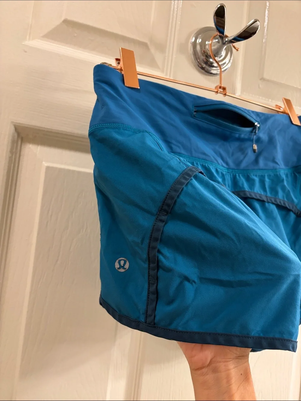 Lululemon Run Times Shorts (4-way Stretch) Tofino Teal / Alberta Lake